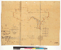 Plat of the Santa Rita Rancho [Alameda County, Calif.] : finally confirmed to John Yountz, administrator of estate of José Dolores Pacheco / surveyed under instructions from the U.S. Surveyor General by E. Dyer, Deputy Survr., March 1862 [verso]